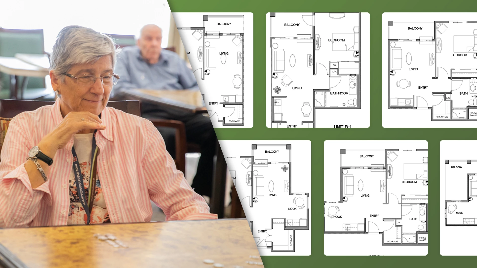 Laurel Heights floor plan side by side